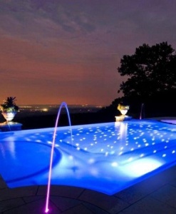 Đèn LED âm nước đài phun