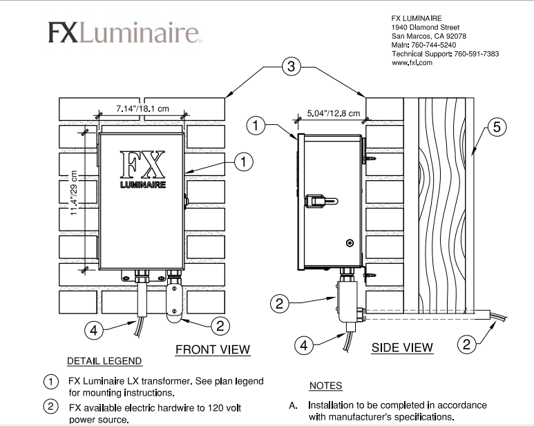 LX Transformer Details CAD